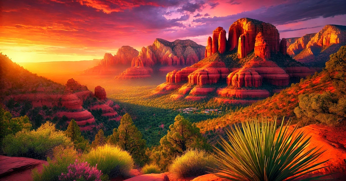 Stunning view of Sedona